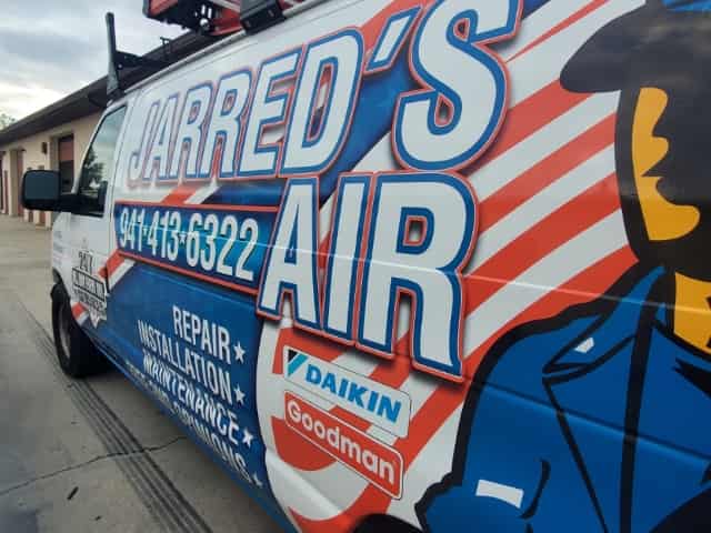 Jarred's Air Service Truck.
